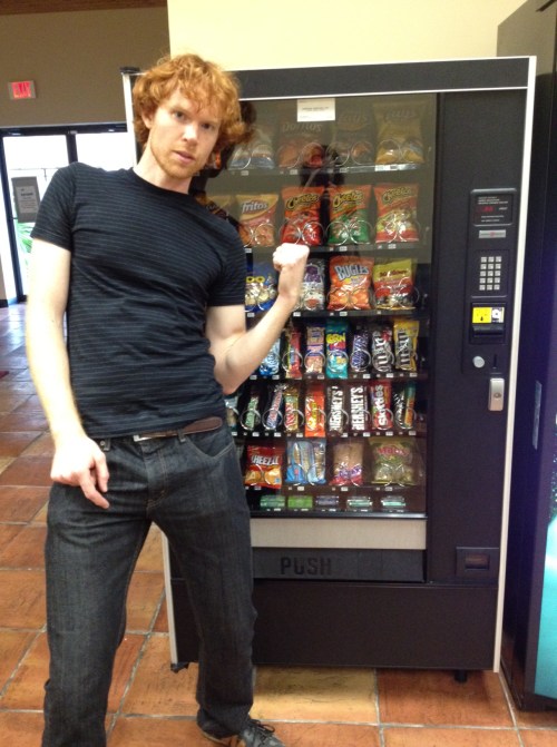 Ian is looking for real food...